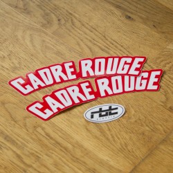 Stickers Cadre Rouge 88/89