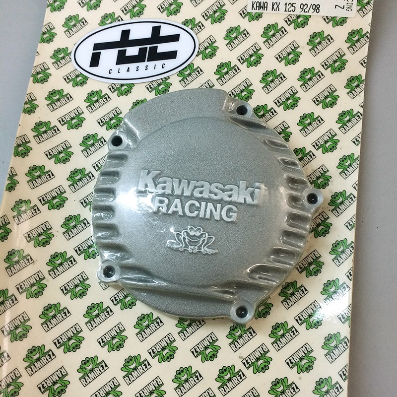 Couvercle d'allumage Kawasaki Racing Ramirez KX 125 1992 1993 1994 1995 1996 1997 1998 carter factory works